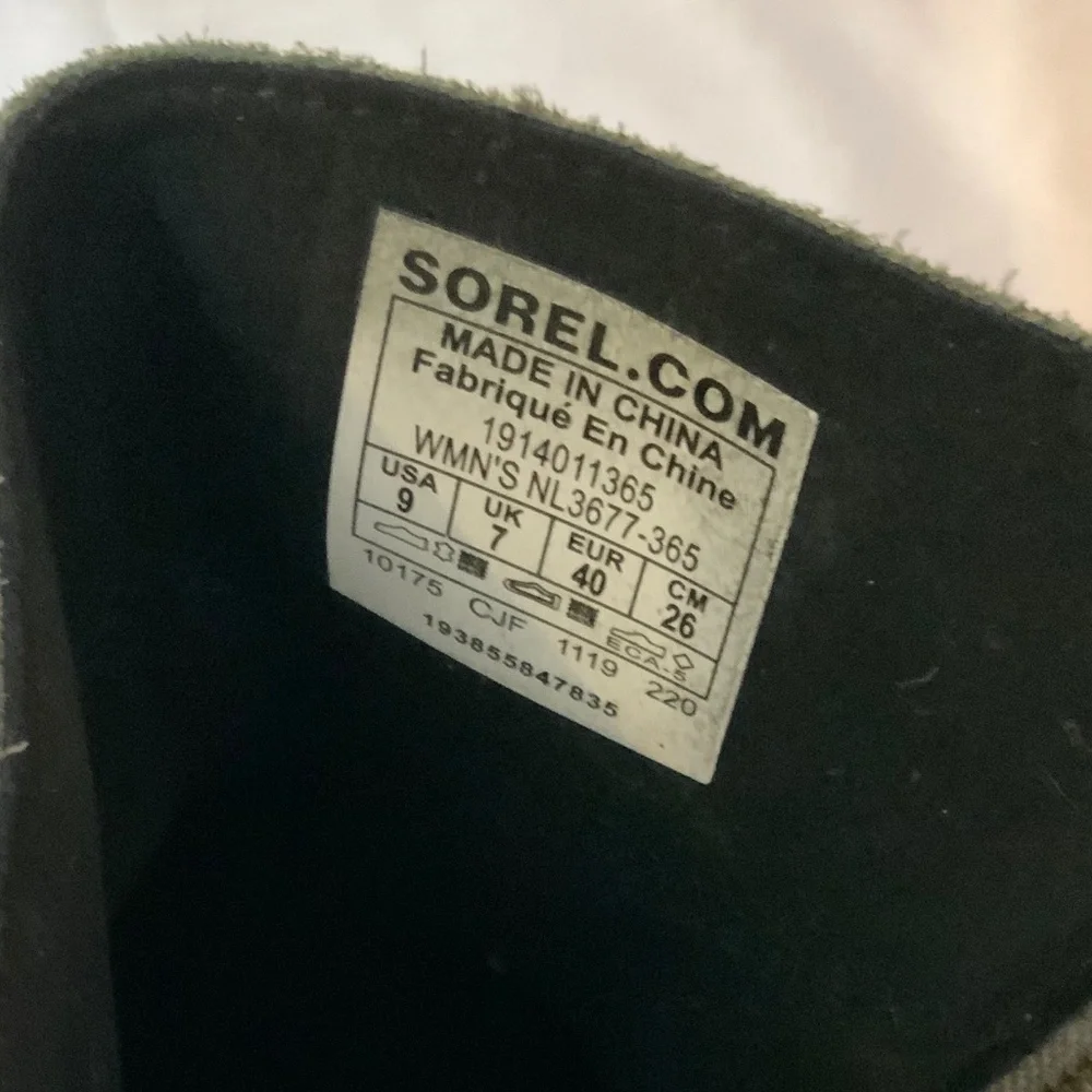 Sorel zip wedge green